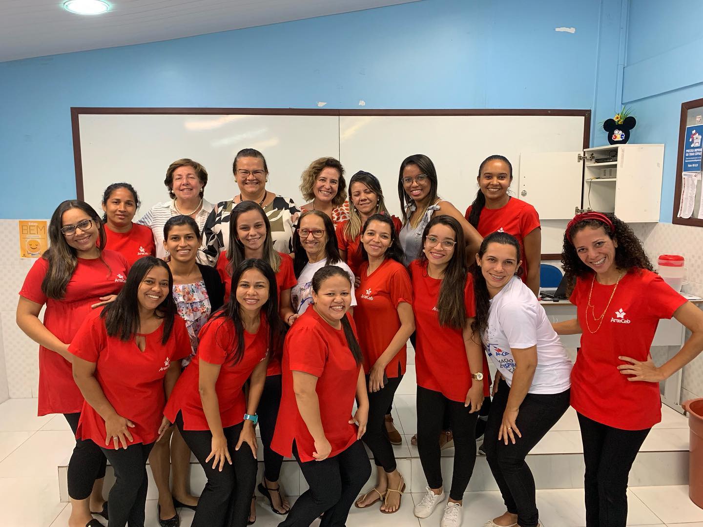 Maria Célia Montagna visita nossa escola!